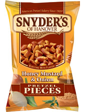 Snyder's Honey Mustard and Onion Pretzel Pieces